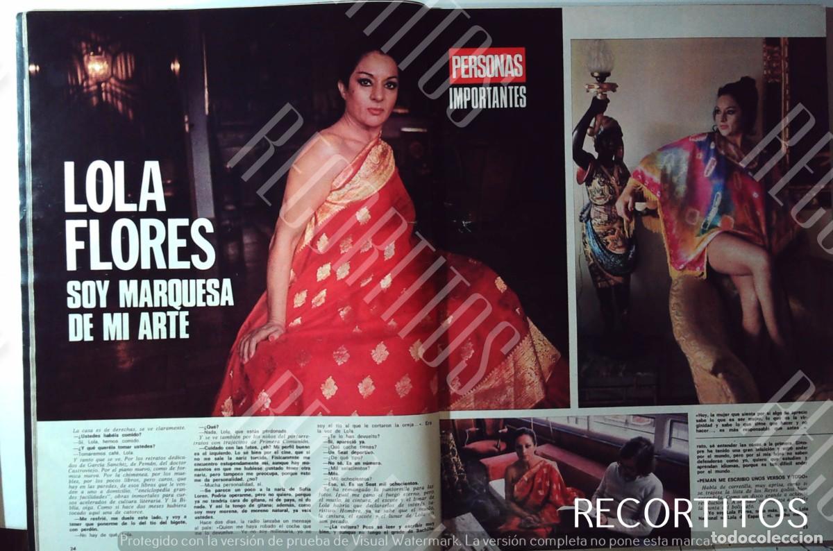 Coleccionismo de Revistas y Peri&oacute;dicos: LOLA FLORES LA MARQUESA DE SU ARTE