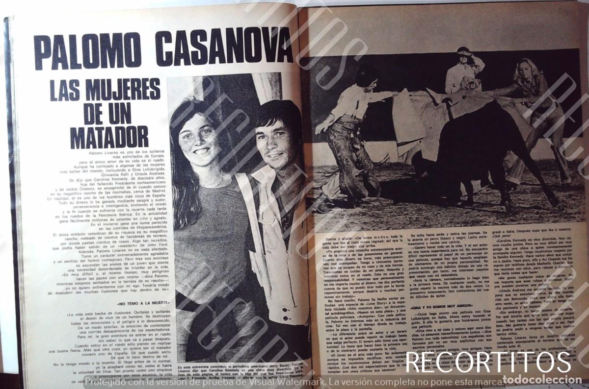 Coleccionismo de Revistas y Peri&oacute;dicos: PALOMO LINARES Y LAS MUJERES MARISOL GINA LOLLOBRIGIDA