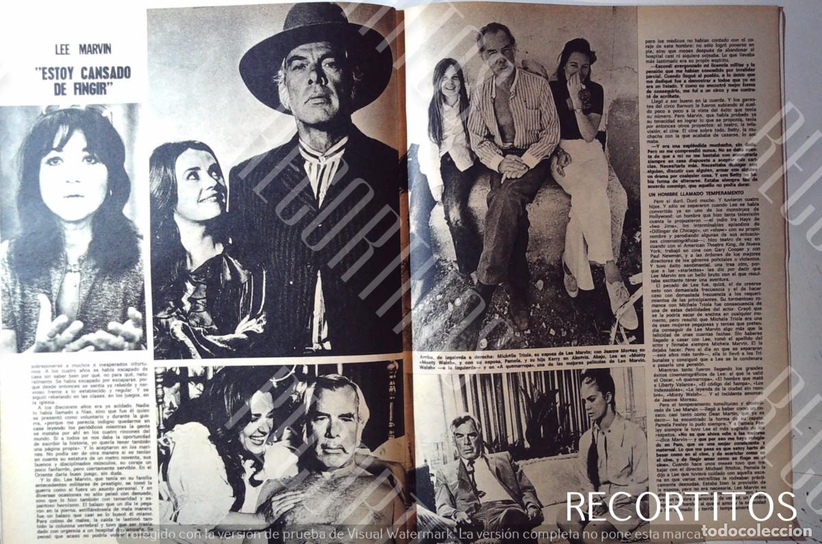 Coleccionismo de Revistas y Peri&oacute;dicos: LEE MARVIN JEANNE MOREAU