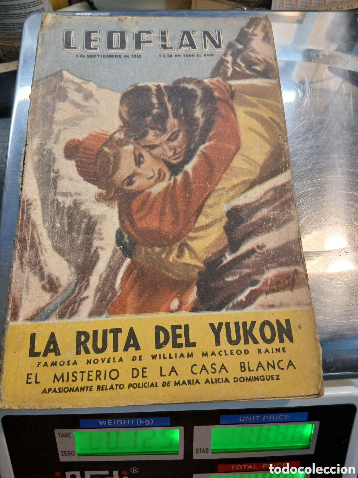 Coleccionismo de Revistas y Peri&oacute;dicos: LEOPLAN MAGAZINE POPULAR ARGENTINO N 413 .5 SEPTIEMBRE DE 1951