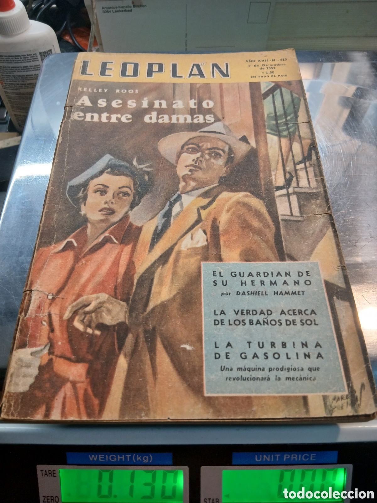 Coleccionismo de Revistas y Peri&oacute;dicos: LEOPLAN A&Ntilde;O XVII NRO.419 .5 DICIEMBRE DE 1951
