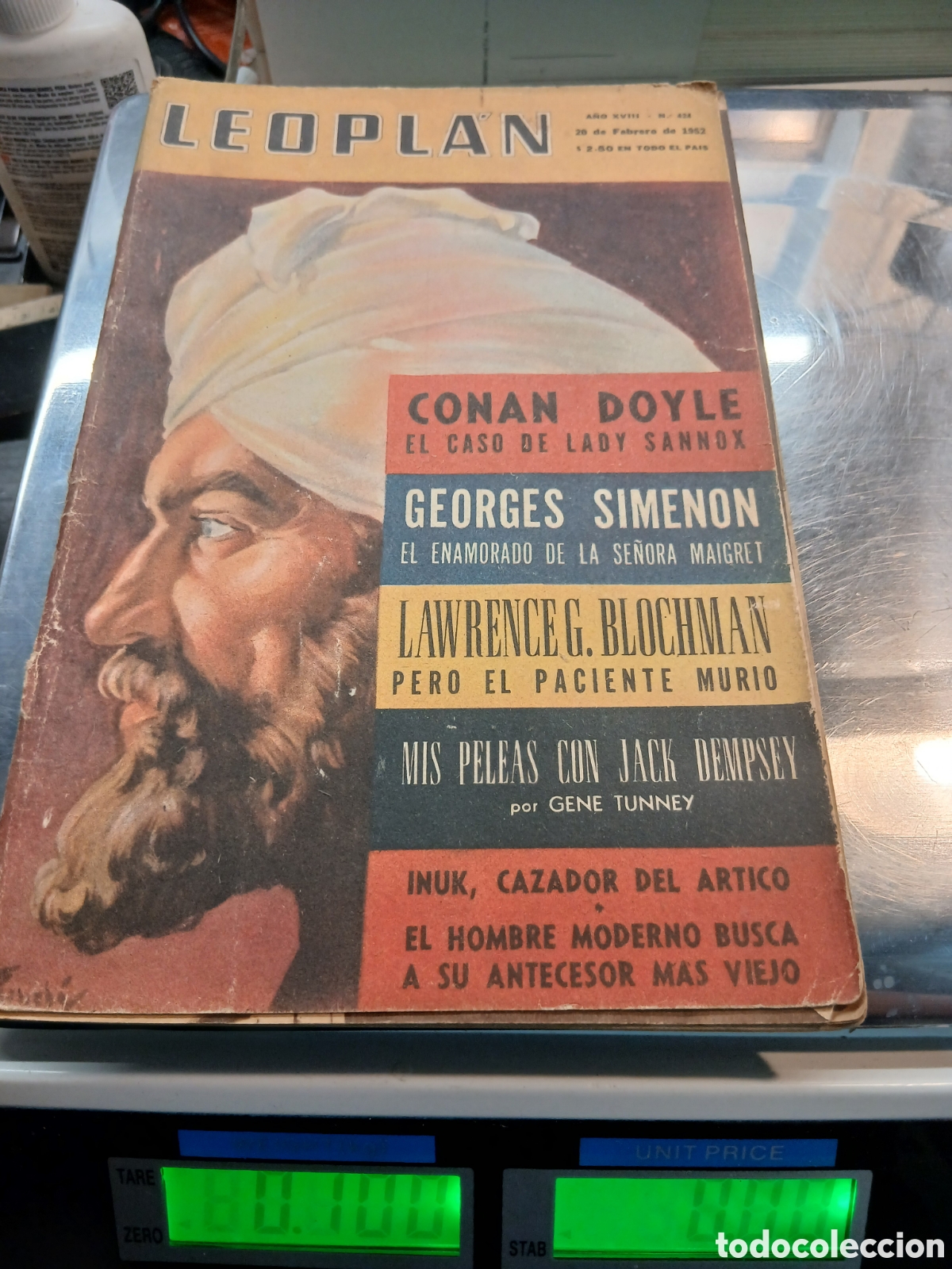 Coleccionismo de Revistas y Peri&oacute;dicos: LEOPLAN A&Ntilde;O XVIII.NRO 424. 20 DE FEBRERO DE 1952