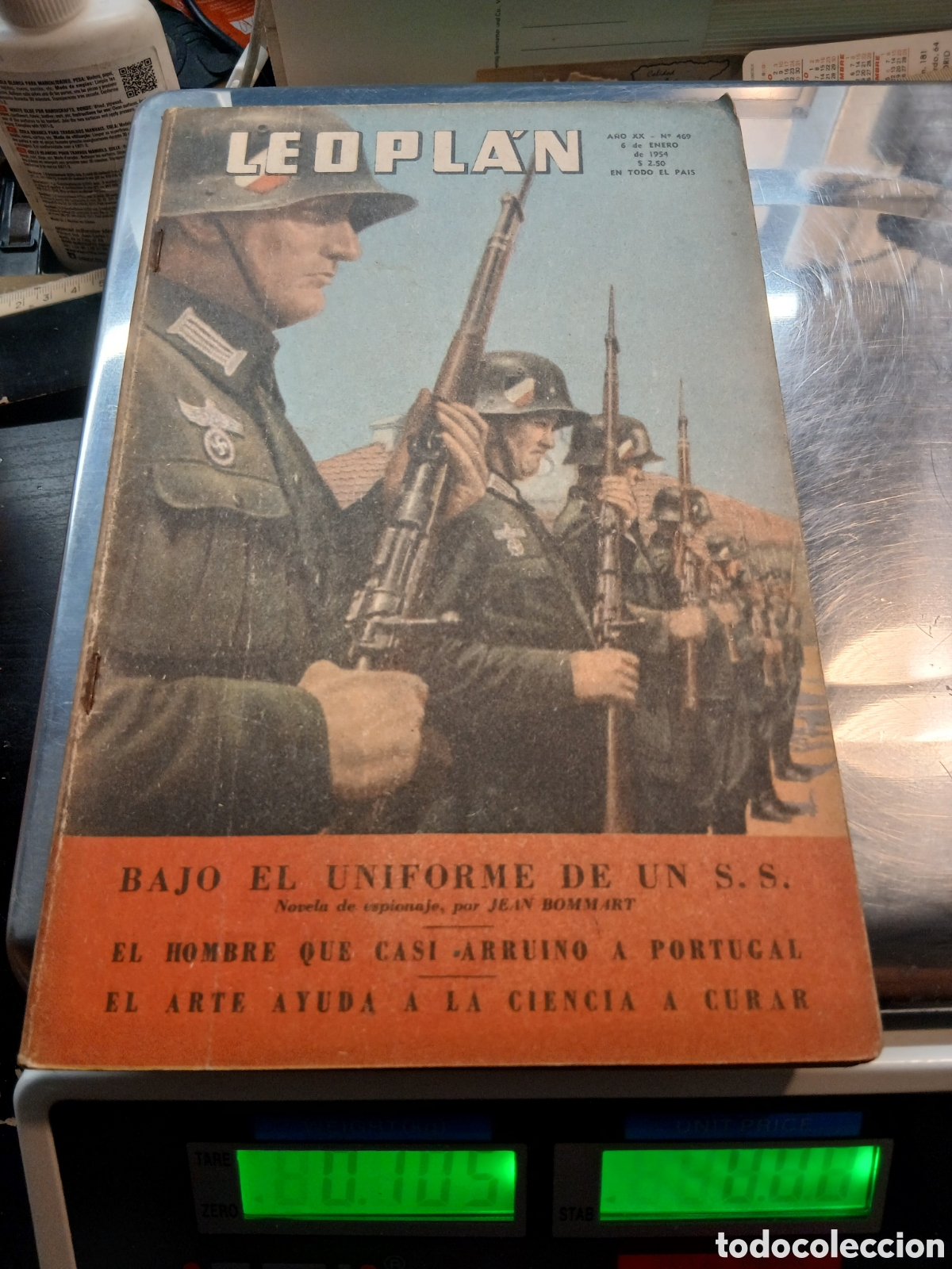 Coleccionismo de Revistas y Peri&oacute;dicos: LEOPLAN A&Ntilde;O XX NRO 469. 6 DE ENERO DE 1954