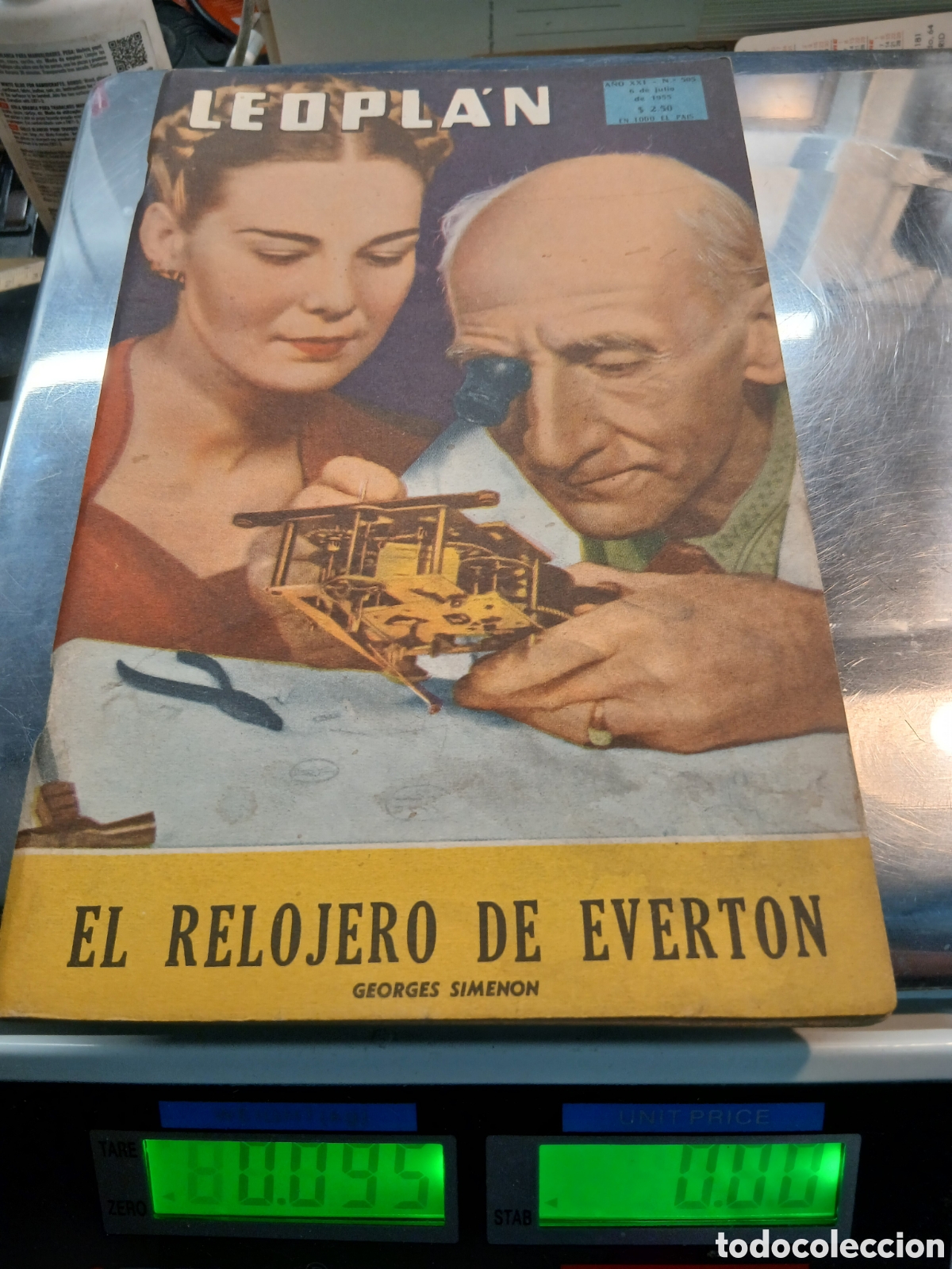 Coleccionismo de Revistas y Peri&oacute;dicos: LEOPLAN A&Ntilde;O XXI NRO 505 .6 DE JULIO DE 1955