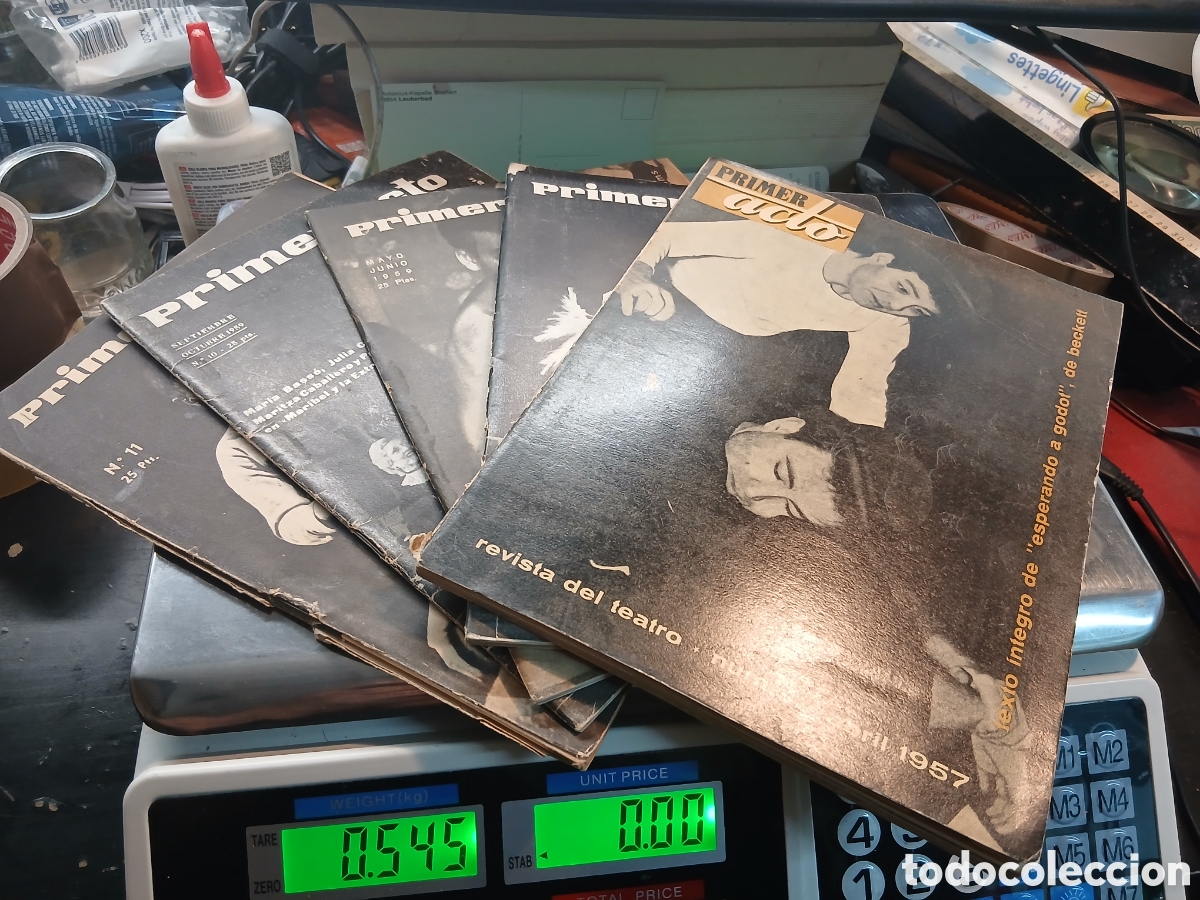 Collectionnisme de Revues et Journaux: LOTE PRIMER ACTO REVISTA DE TEATRO NROS 1,7,8,10 Y 11