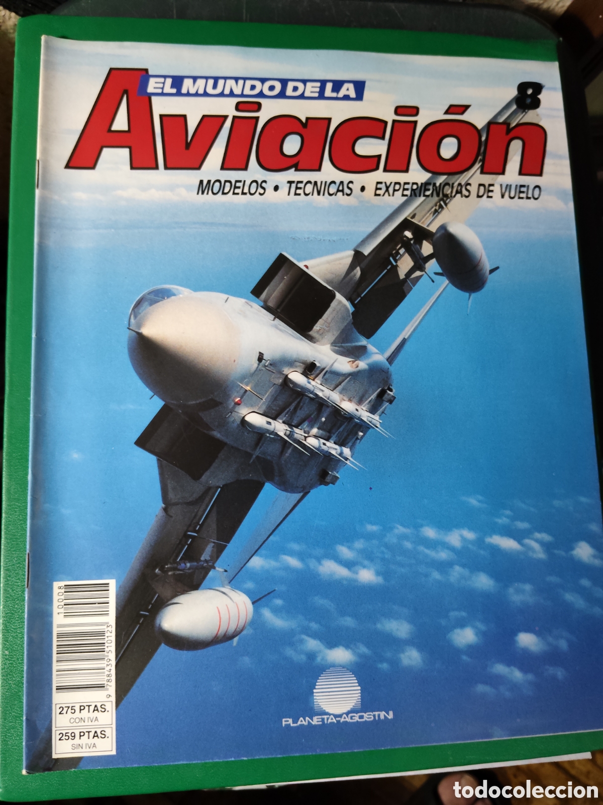 Coleccionismo de Revistas y Peri&oacute;dicos: EL MUNDO DE LA AVIACION 8 - PLANETA DE AGOSTINI 1989