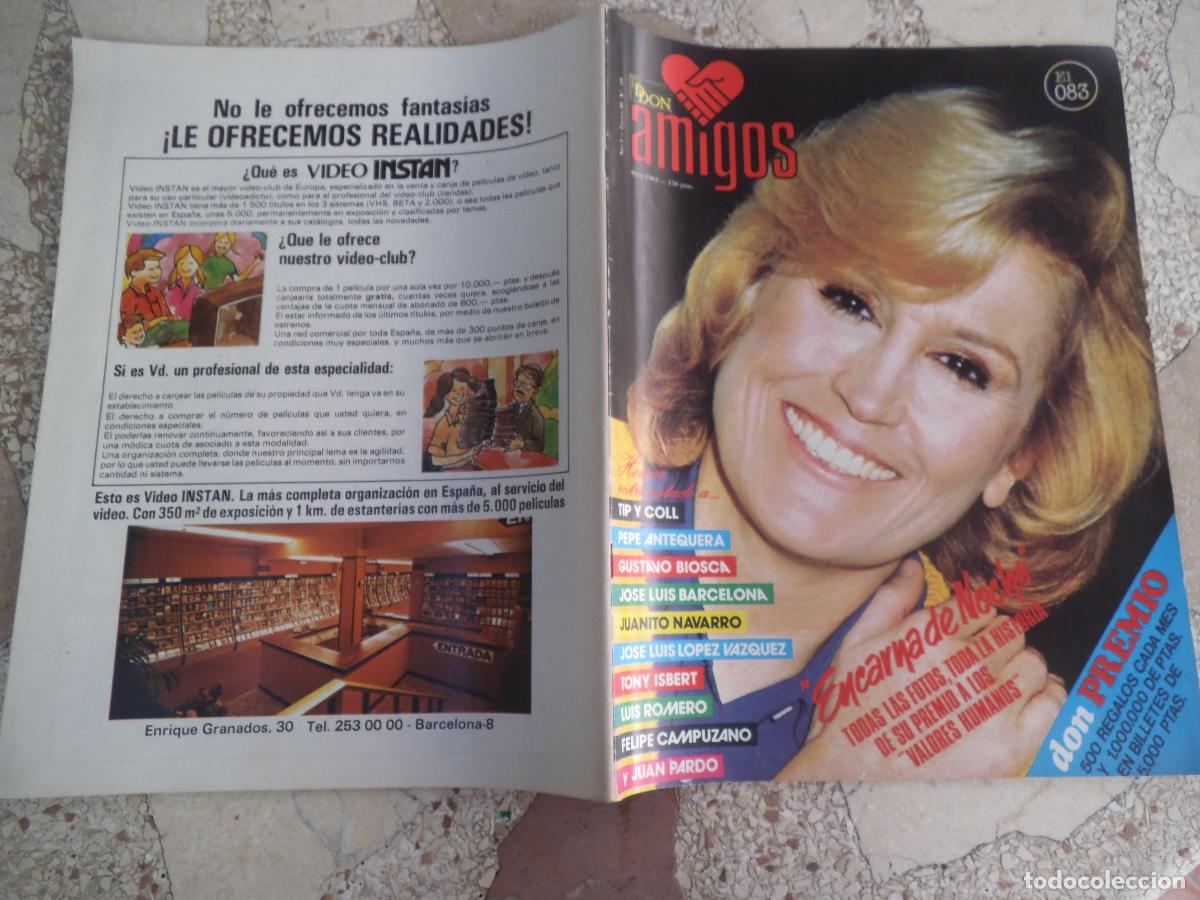 Coleccionismo de Revistas y Peri&oacute;dicos: revista don amigos n&ordm; 18, encarna de noche, tip y coll, juanito navarro, fantasmas, juan pardo