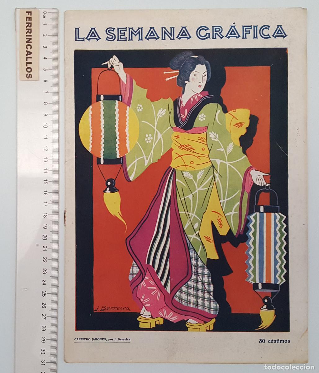 Coleccionismo de Revistas y Peri&oacute;dicos: LA SEMANA GR&Aacute;FICA A&Ntilde;O V N&ordm; 172 VALENCIA 26 OCTUBRE 1929, CAPRICHO JAPON&Eacute;S