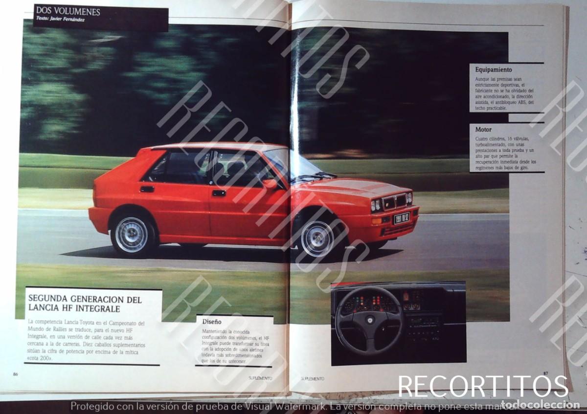 Coleccionismo de Revistas y Peri&oacute;dicos: LANCIA HF INTEGRALE MOTOR 199