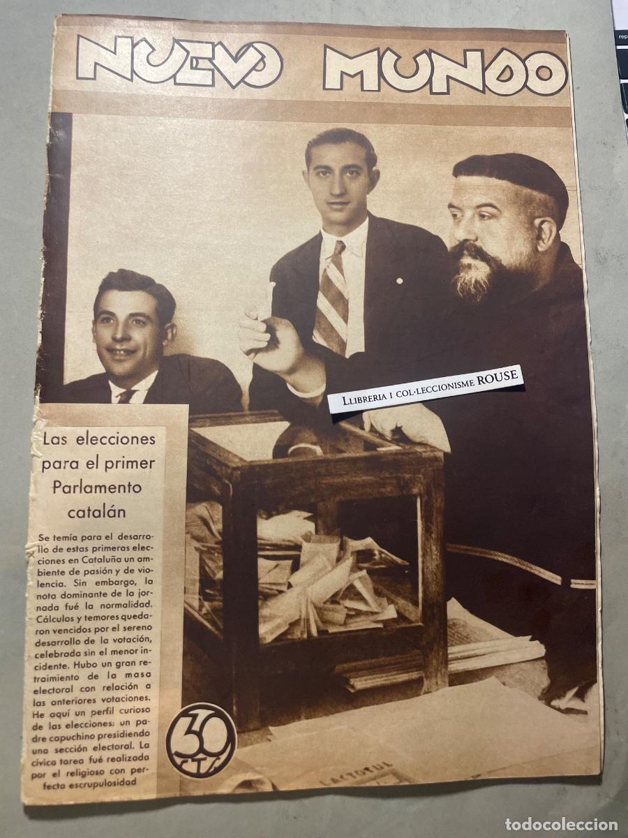 Coleccionismo de Revistas y Peri&oacute;dicos: ANTIGUA PUBLICACI&Oacute;N - NUEVO MUNDO A&Ntilde;O XXXIX- 25 NOVBRE. 1932 N&ordm; 2020 - ELECCIONES PARA EL 1 PARLAMEN