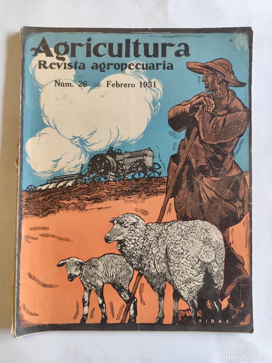 Coleccionismo de Revistas y Peri&oacute;dicos: AGRICULTURA, REVISTA N&ordm; 26 A&Ntilde;O 1931 CURSILLOS ZARAGOZA AGRICOLAS, PASAS EN LEVANTE, REMOLACHA ARAGON