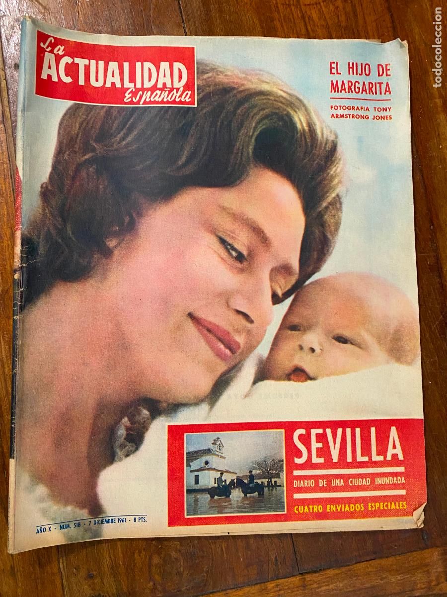 Coleccionismo de Revistas y Peri&oacute;dicos: LA ACTUALIDAD ESPA&Ntilde;OLA 1961 INUNDACION DE SEVILLA, REVISTA Y 3 ABC DE LA INUNDACION