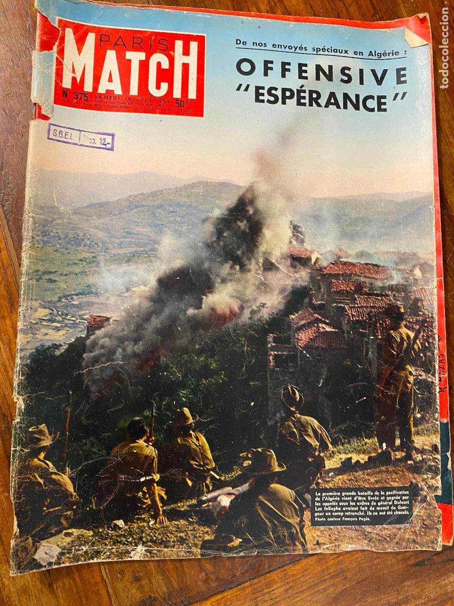 Coleccionismo de Revistas y Peri&oacute;dicos: PARIS MATCH N&deg; 375 - Alg&eacute;rie : offensive &rdquo;esp&eacute;rance&rdquo; - Moscou prend le visage de Tito