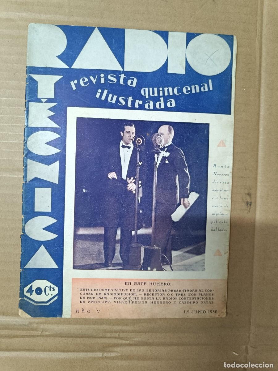 Coleccionismo de Revistas y Peri&oacute;dicos: ANTIGUA REVISTA RADIO TECNICA, 1930, RADIODIFUSION, RECEPTORES, DISCOS -P3