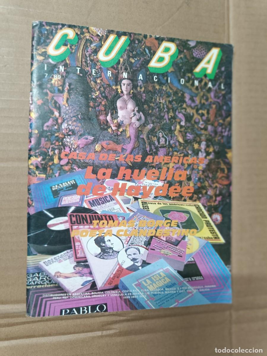 Coleccionismo de Revistas y Peri&oacute;dicos: ANTIGUA REVISTA CUBA INTERNACIONAL 1989, HAYDEE, CHE GUEVARA, TOMAS BORGE, COMUNISTA P3