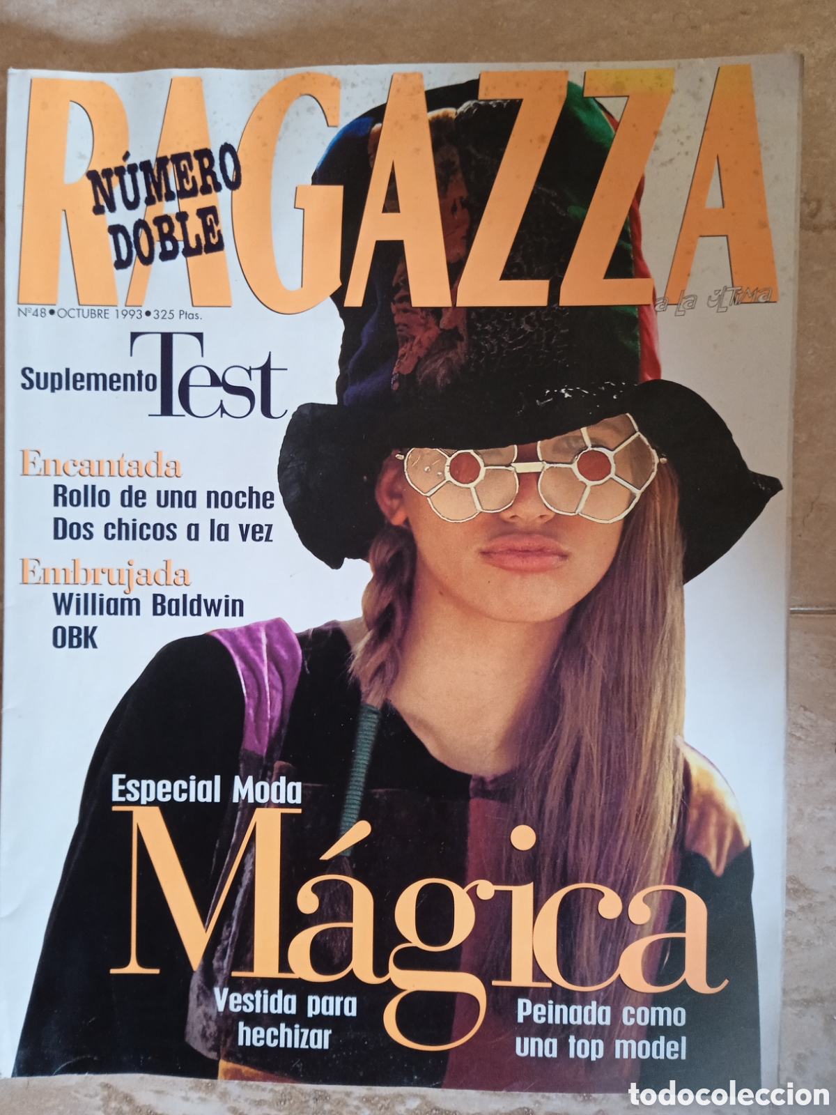Coleccionismo de Revistas y Peri&oacute;dicos: Ragazza n&deg;48 octubre 1993 William Baldwin OBK Drew Barrimore Jeff Goldblum