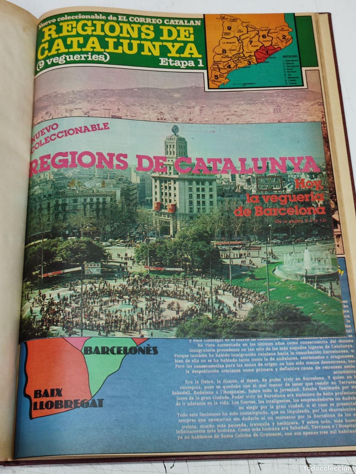 Coleccionismo de Revistas y Peri&oacute;dicos: REGIONS DE CATALUNYA. 9 NUMS. SUPLEMENTO DIARIO EL CORREO CATALAN. 1979