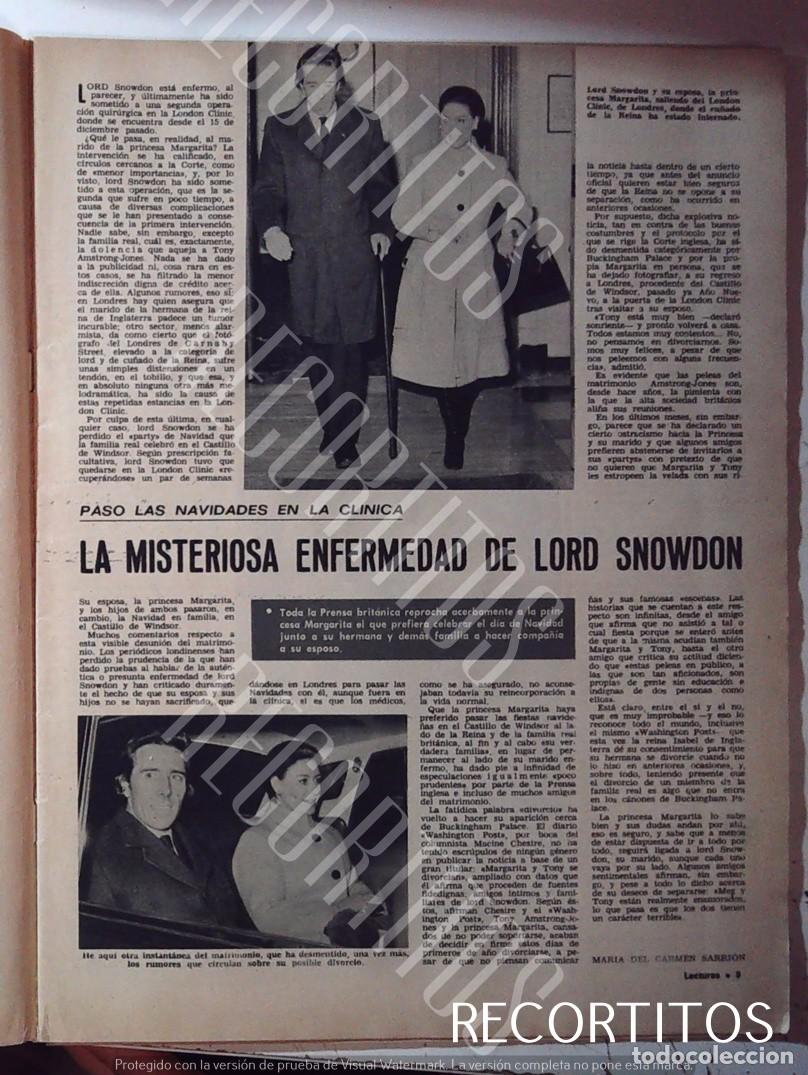 Coleccionismo de Revistas y Peri&oacute;dicos: margarita de inglaterra TONY ARMSTRONG