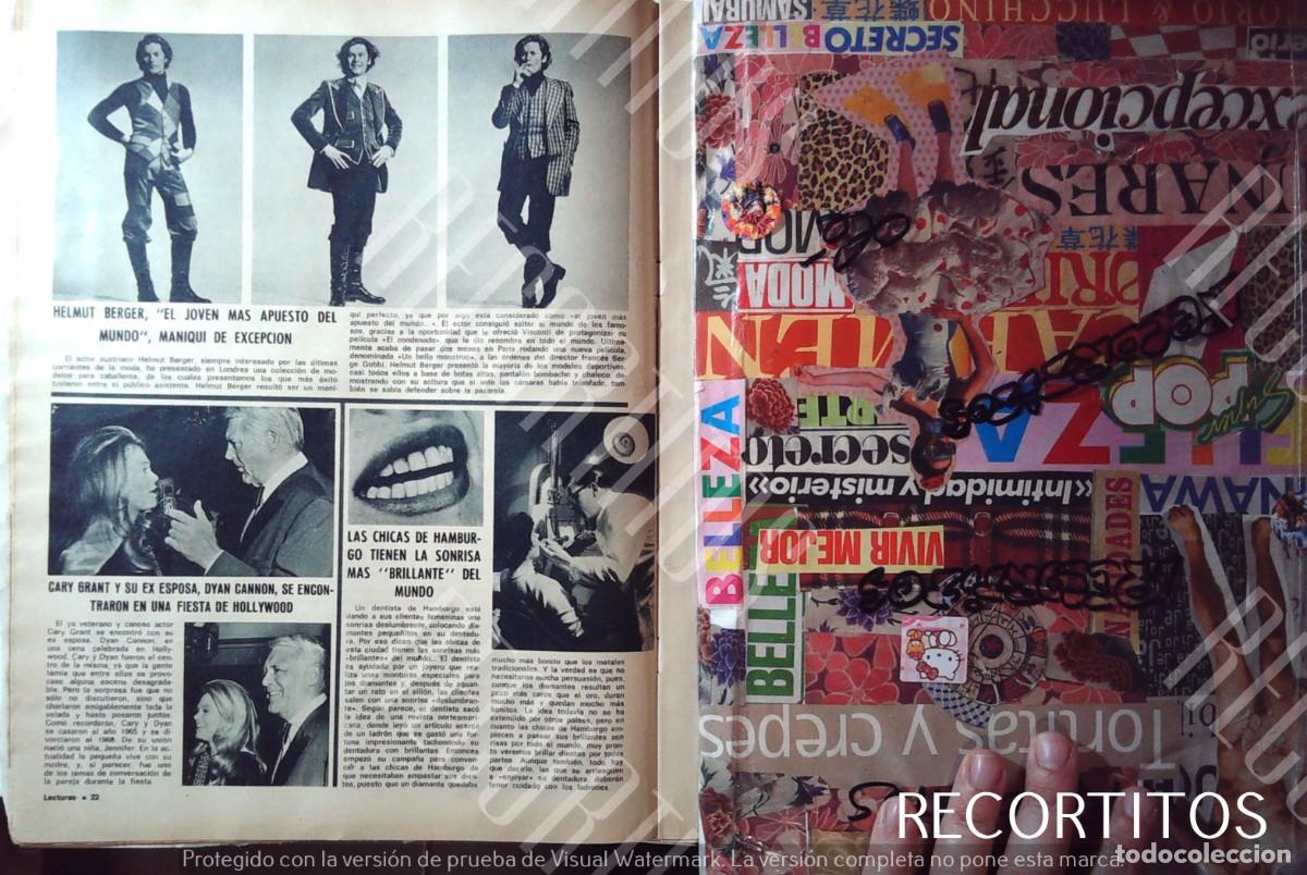 Coleccionismo de Revistas y Peri&oacute;dicos: RECORTE HELMUT BERGER CARY GRANT