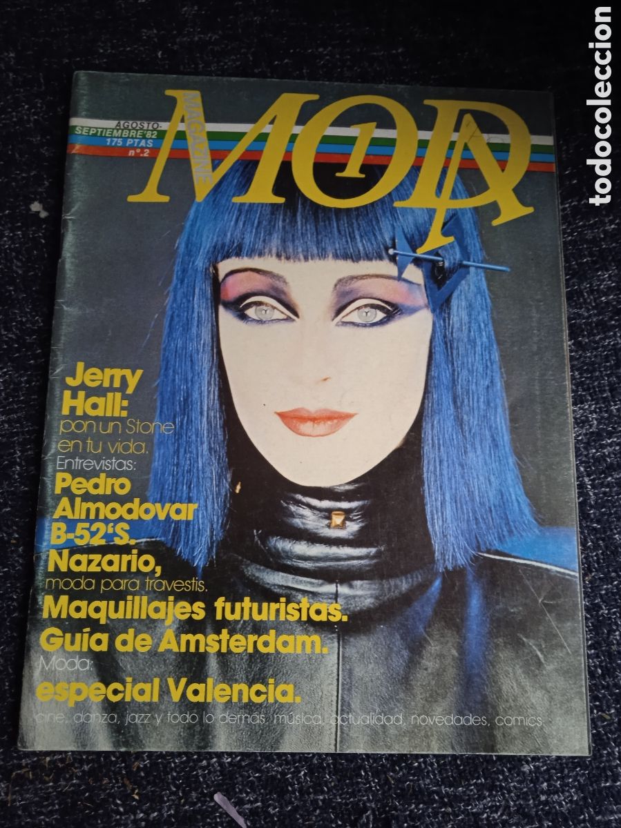 Coleccionismo de Revistas y Peri&oacute;dicos: MODA 1 MAGAZINE N&ordm; 2 - AGOSTO / SEPTIEMBRE 1982 -ALMODOVAR - NAZARIO MODA PARA TRAVESTIS