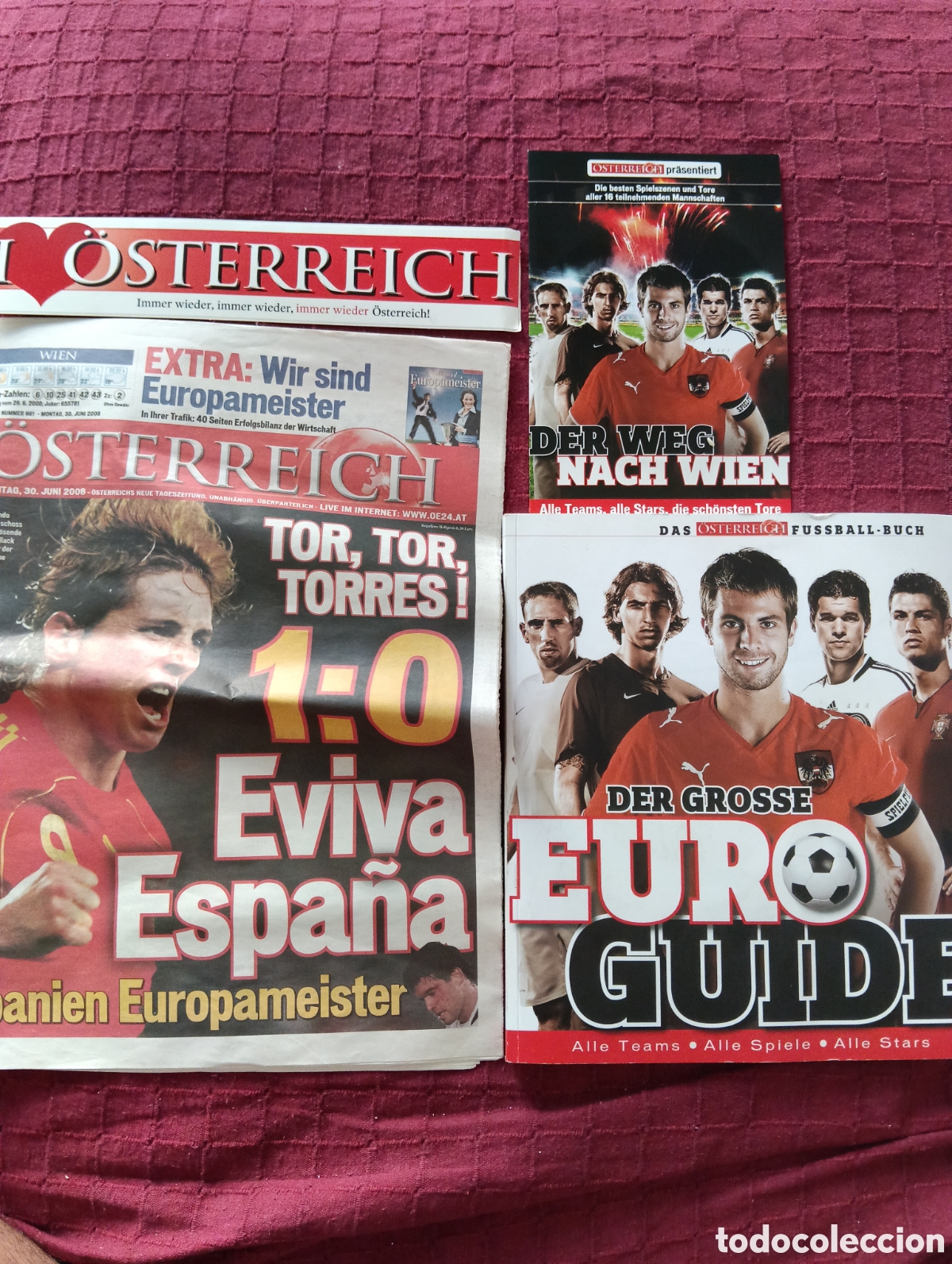 Coleccionismo de Revistas y Peri&oacute;dicos: Lote Euro 2008 Espa&ntilde;a Alemania