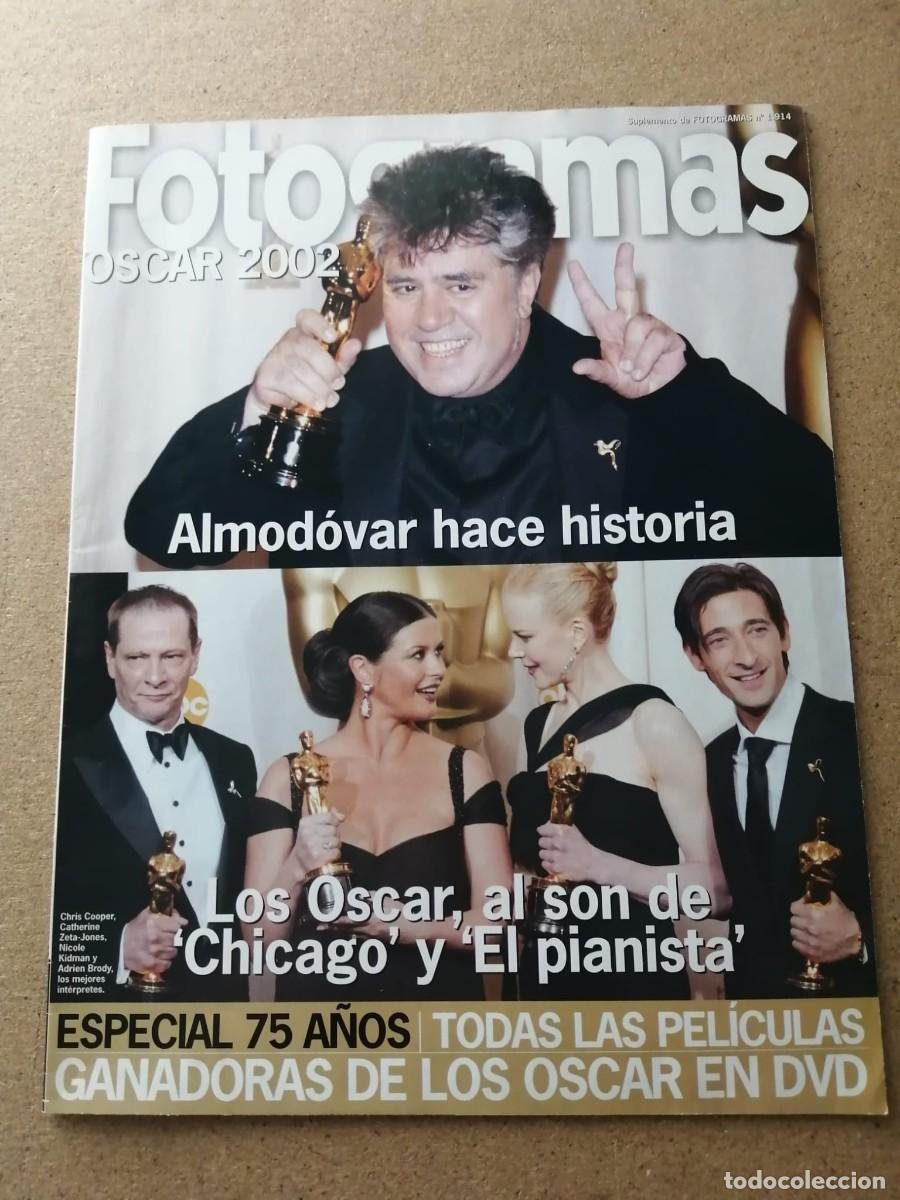 Coleccionismo de Revistas y Peri&oacute;dicos: SUPLEMENTO OSCARS 2002, REVISTA FOTOGRAMAS