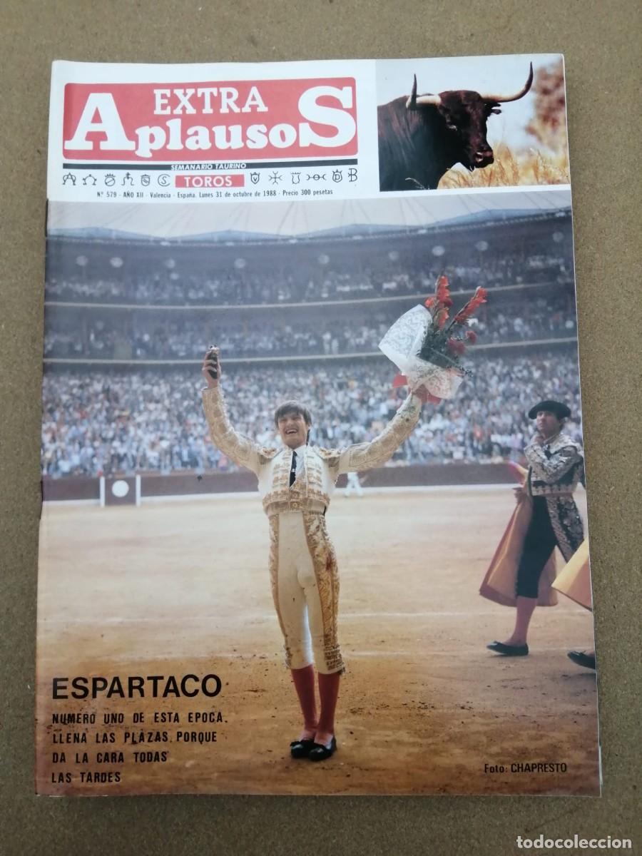 Coleccionismo de Revistas y Peri&oacute;dicos: APLAUSOS, EXTRA (NUMERO 579) ESPARTACO, NUMERO UNO DE ESTA EPOCA