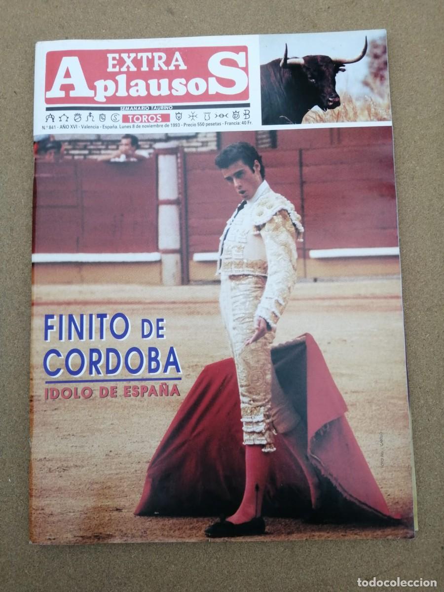 Coleccionismo de Revistas y Peri&oacute;dicos: APLAUSOS, EXTRA (NUMERO 841) FINITO DE CORDOBA, IDOLO DE ESPA&Ntilde;A