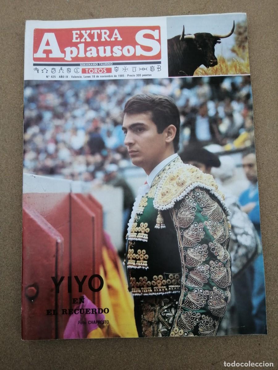 Coleccionismo de Revistas y Peri&oacute;dicos: APLAUSOS, EXTRA (NUMERO 425) YIYO EN EL RECUERDO