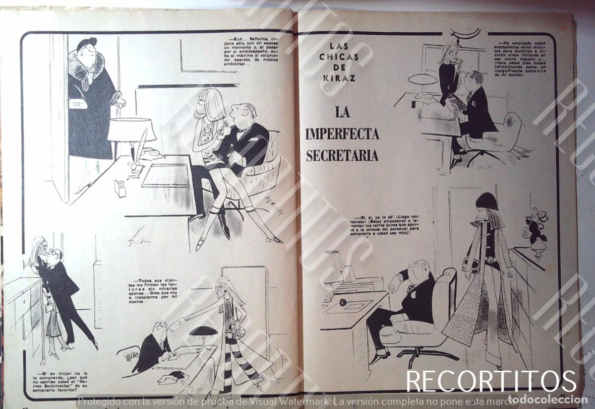 Collectionnisme de Revues et Journaux: kiraz pin up humor en byn 1971 LAS CHICAS