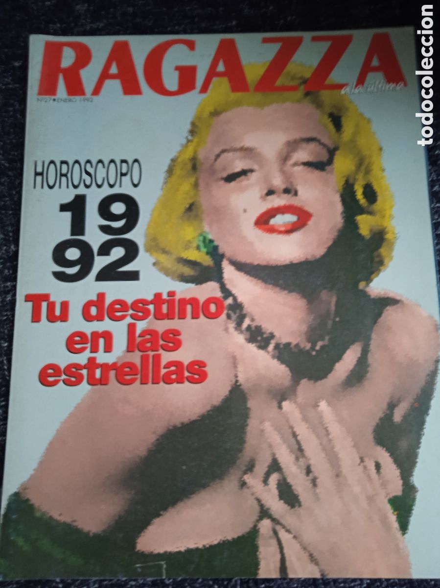 Collectionnisme de Revues et Journaux: REVISTA RAGAZZA. N&ordm; 27. ENERO 1992. -HOROSCOPO 1992 - TU DESTINO EN LAS ESTRELLAS