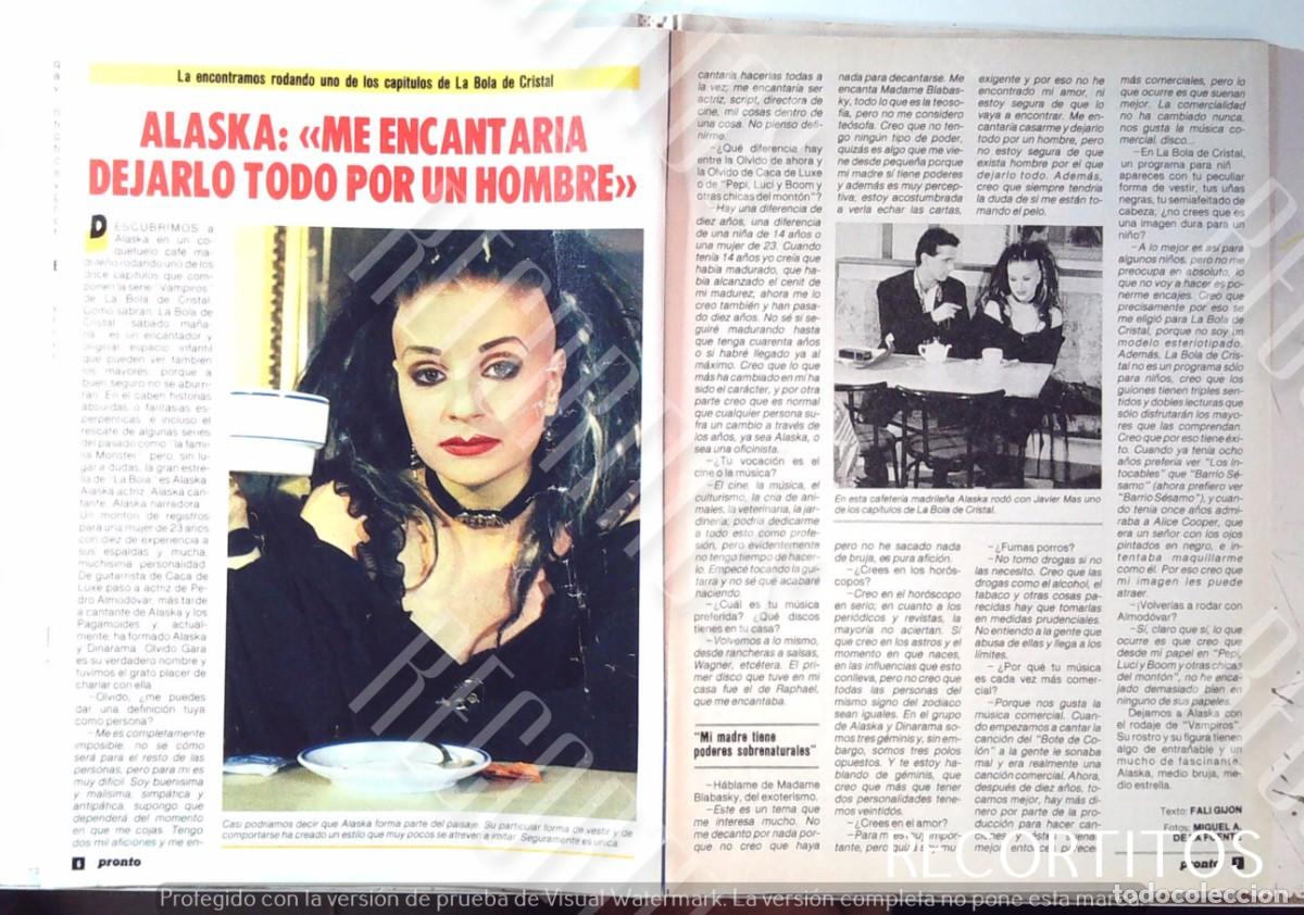 Coleccionismo de Revistas y Peri&oacute;dicos: ALASKA FANFGORIA PEGAMOIDES DINARAMA