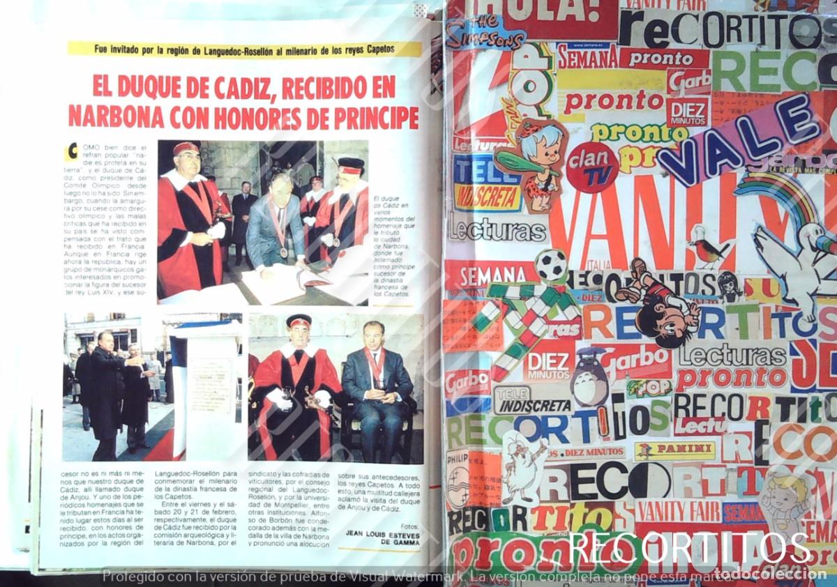 Collezionismo di Riviste e Giornali: don alfonso de borbon duque de cadiz LANGUEDOC ROSELLON REYES CAPETOS