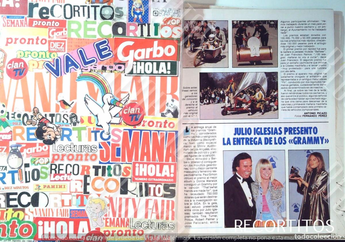 Coleccionismo de Revistas y Peri&oacute;dicos: JULIO IGLESIAS OLIVIA NEWTON JOHN BARBRA STREISAND