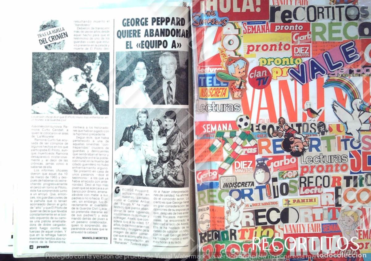 Collezionismo di Riviste e Giornali: GEORGE PEPPARD BANACEK EQUIPO A TEAM