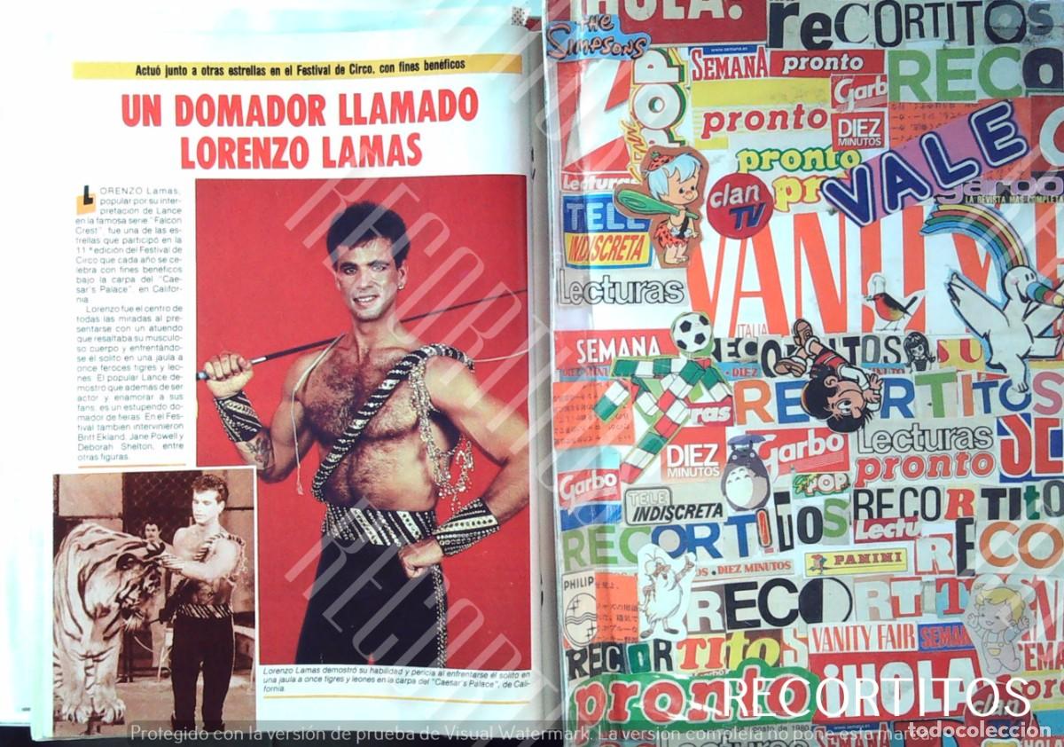 Collezionismo di Riviste e Giornali: lorenzo lamas falcon crest
