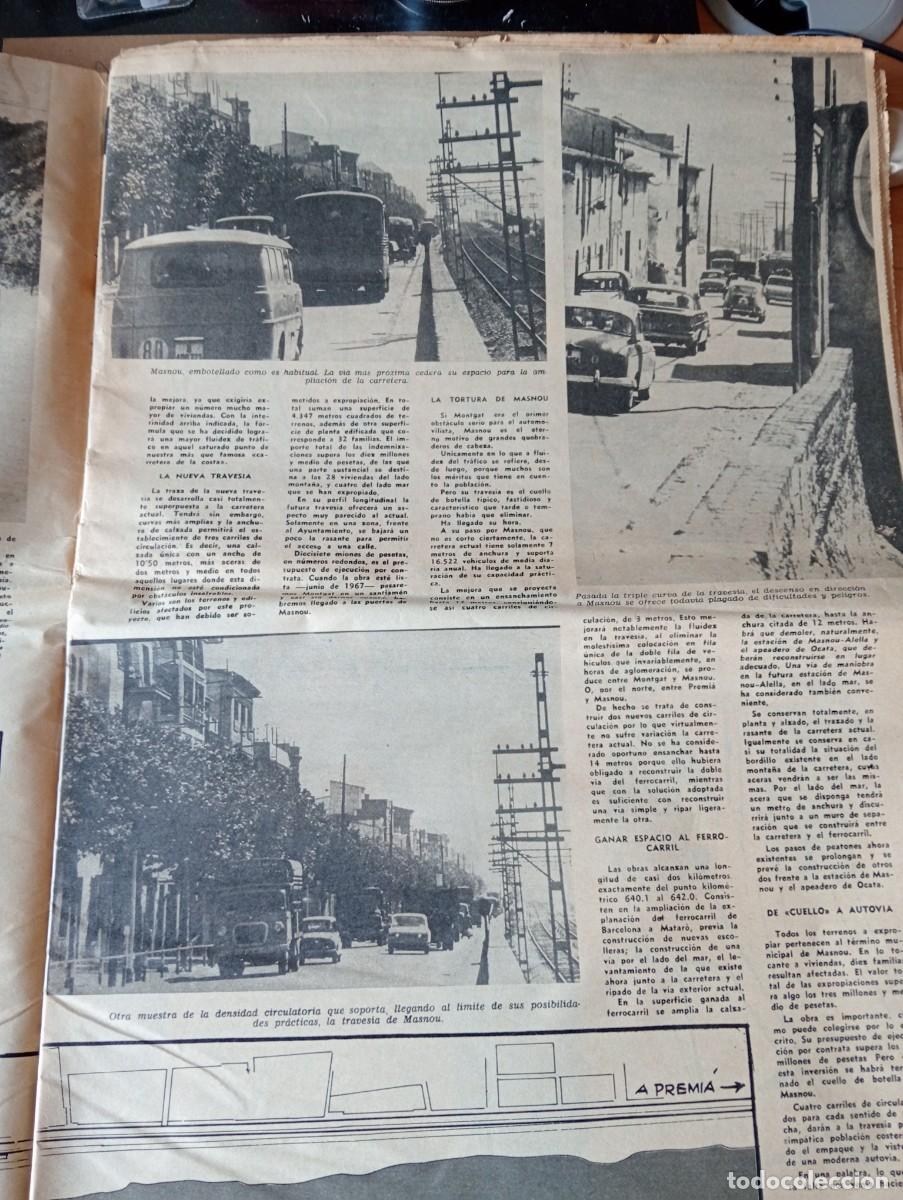 Sammeln von Zeitschriften und Zeitungen: PERIODICO A&Ntilde;O 1966 CIRCULACION POR EL MASNOU FOTOS BUENAS PATINES A VELA SAN FELIU DE CODINAS
