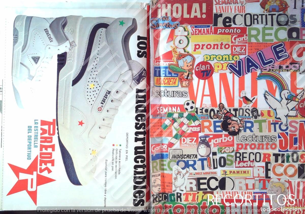 Sammeln von Zeitschriften und Zeitungen: paredes calzados deportivas anuncio publicidad