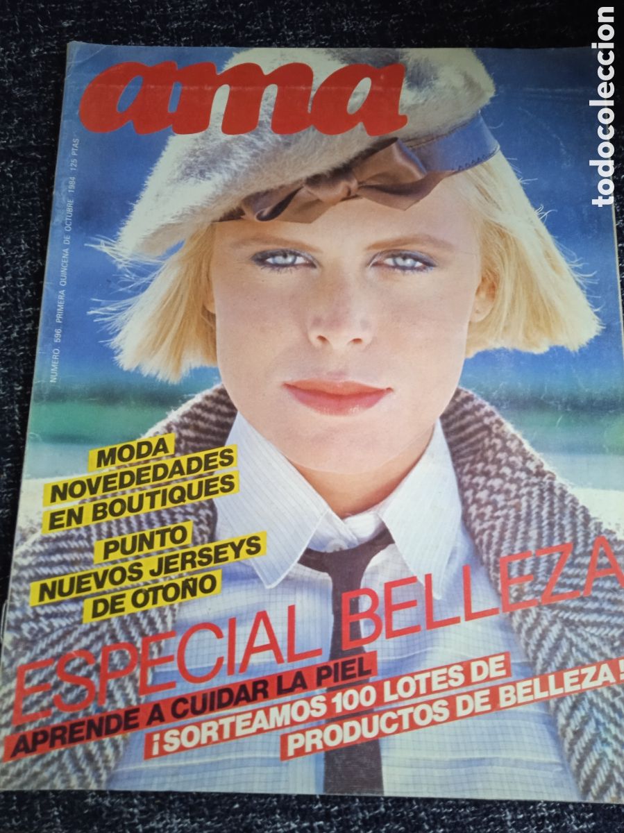 Sammeln von Zeitschriften und Zeitungen: REVISTA MODA AMA N&ordm; 596 -A&Ntilde;O 1984 - CONTIENE PATRONES