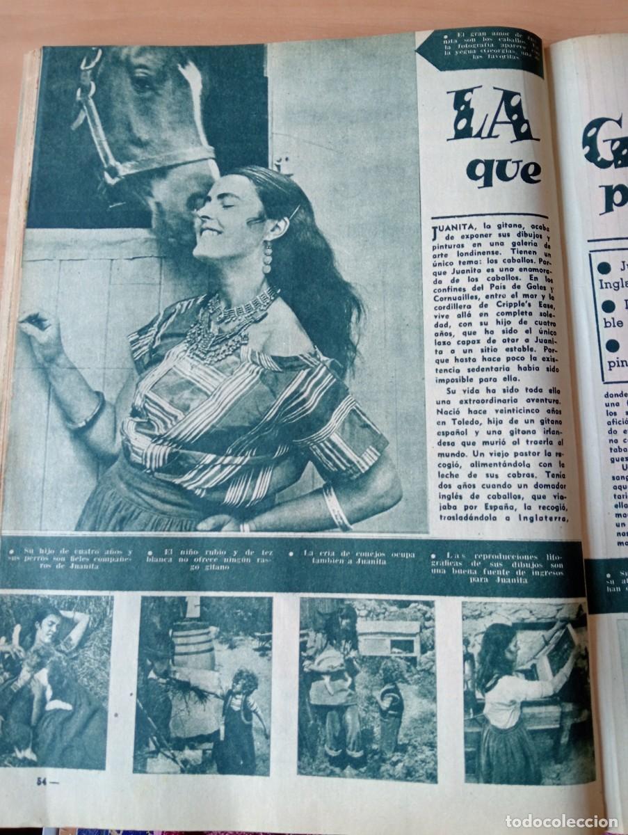 Collezionismo di Riviste e Giornali: REVISTA A&Ntilde;O 1954 GITANA PINTORA JUANITA ANUNCIO CHARTREUSE LAS PELEAS DE GALLOS EN PUERTO RICO