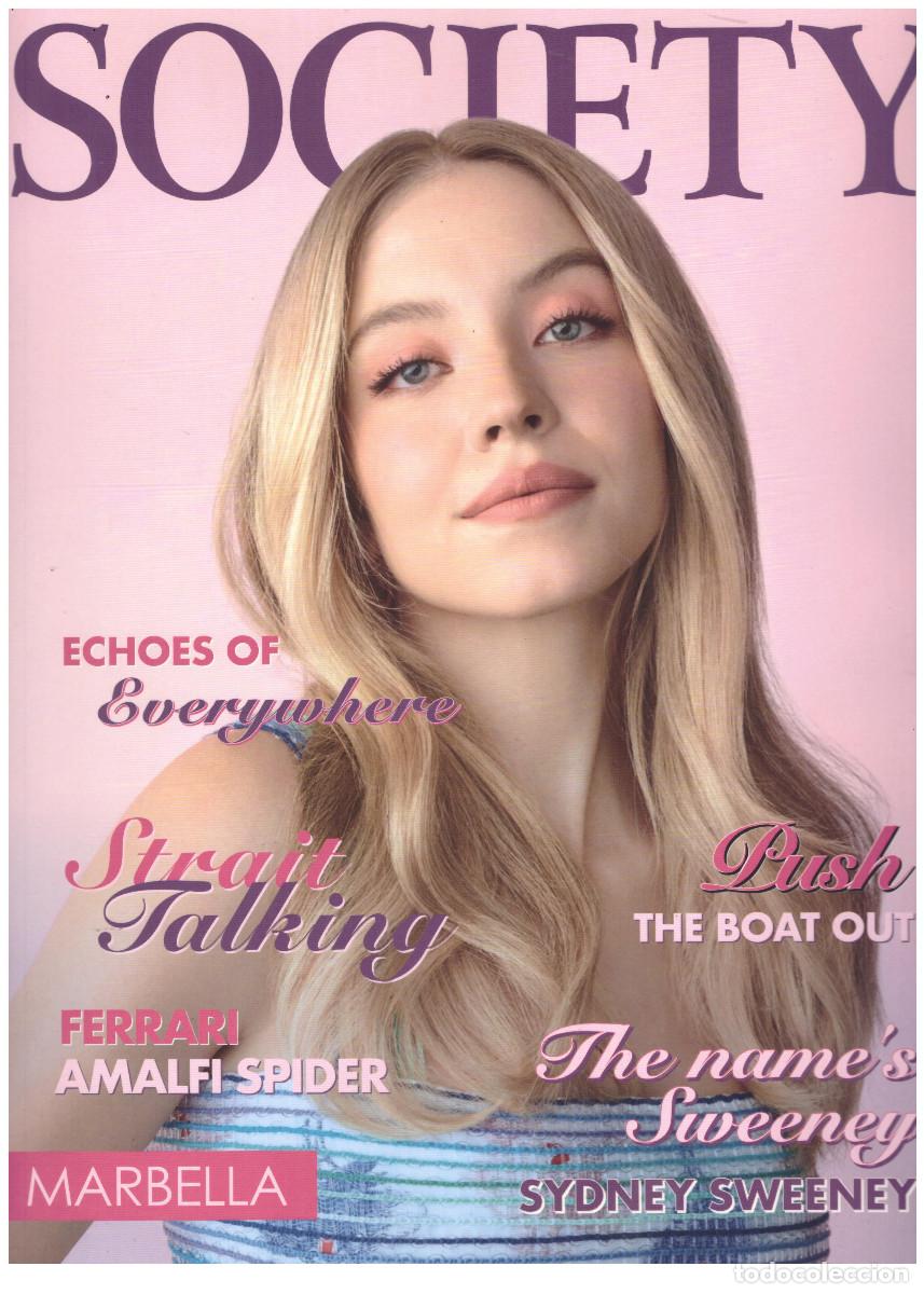 Coleccionismo de Revistas y Peri&oacute;dicos: REVISTA SOCIETY: SYDNEY SWEENEY / KELLY REILLY / COLE HAUSER / TORI AMOS / MEL C