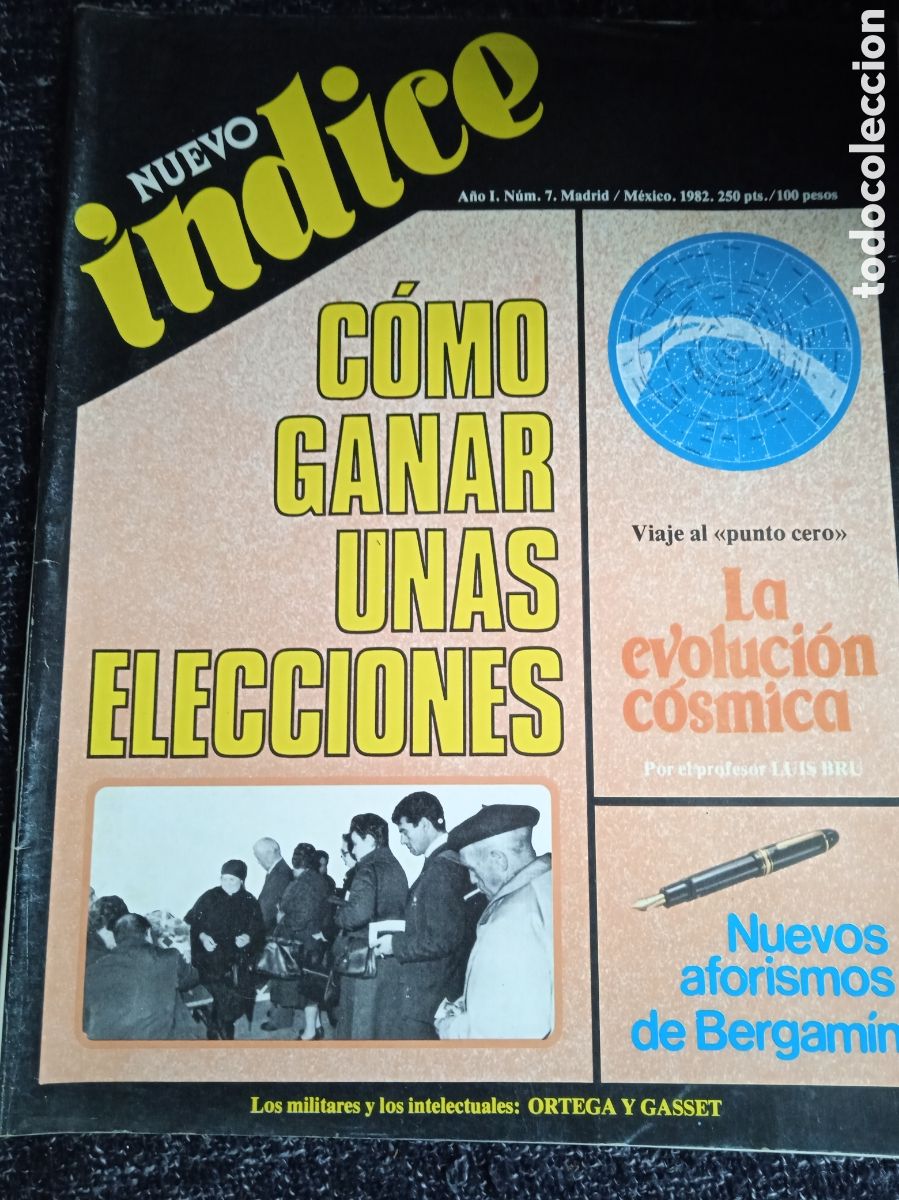 Coleccionismo de Revistas y Peri&oacute;dicos: REVISTA NUEVO INDICE N&ordm; 7 - A&Ntilde;O 1982 COMO GANAR UNAS ELECCIONES