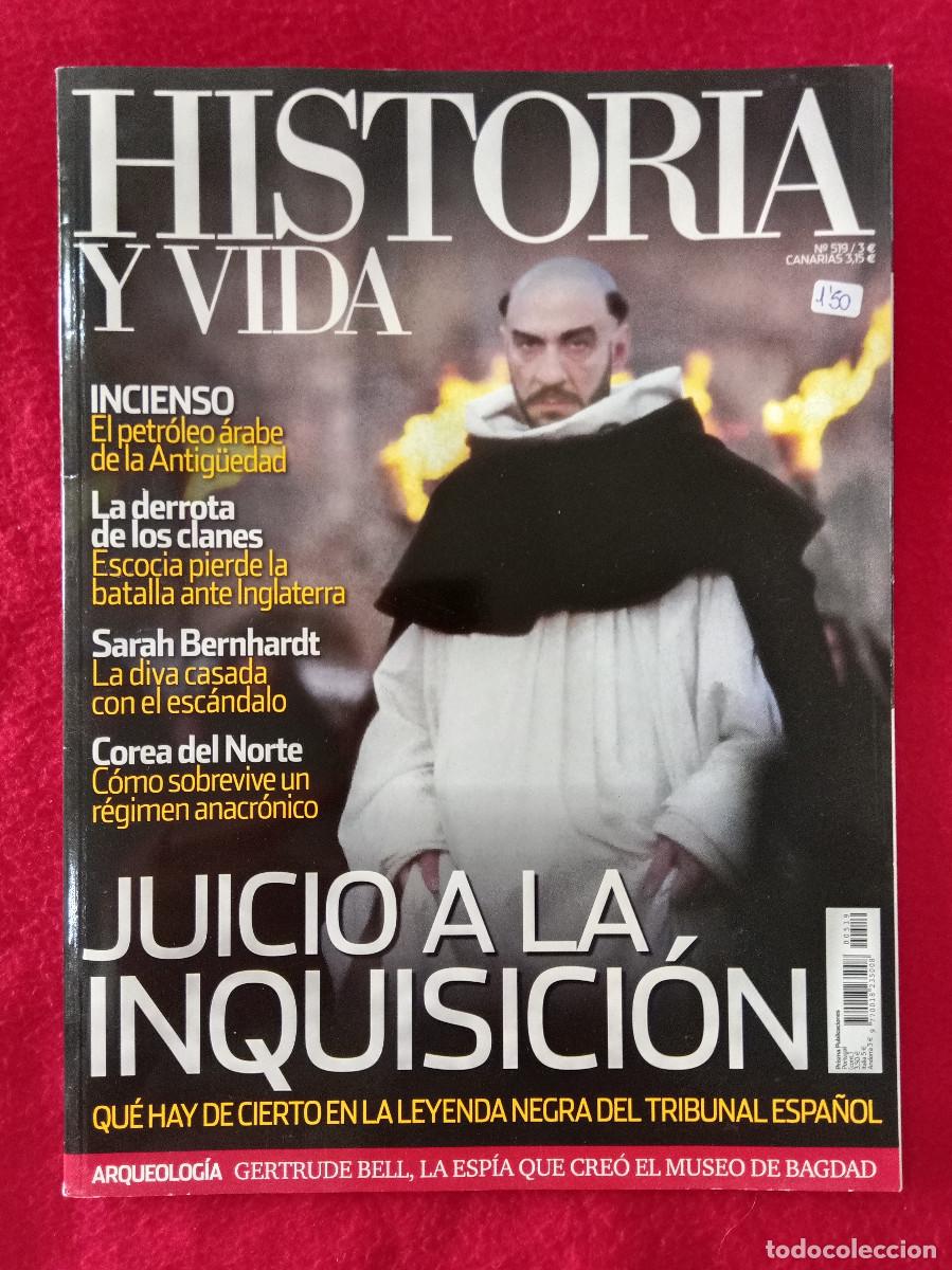 Coleccionismo de Revistas y Peri&oacute;dicos: Historia y Vida - N&ordm;. 519 - A&ntilde;o XLIII - Juicio a la Inquisici&oacute;n