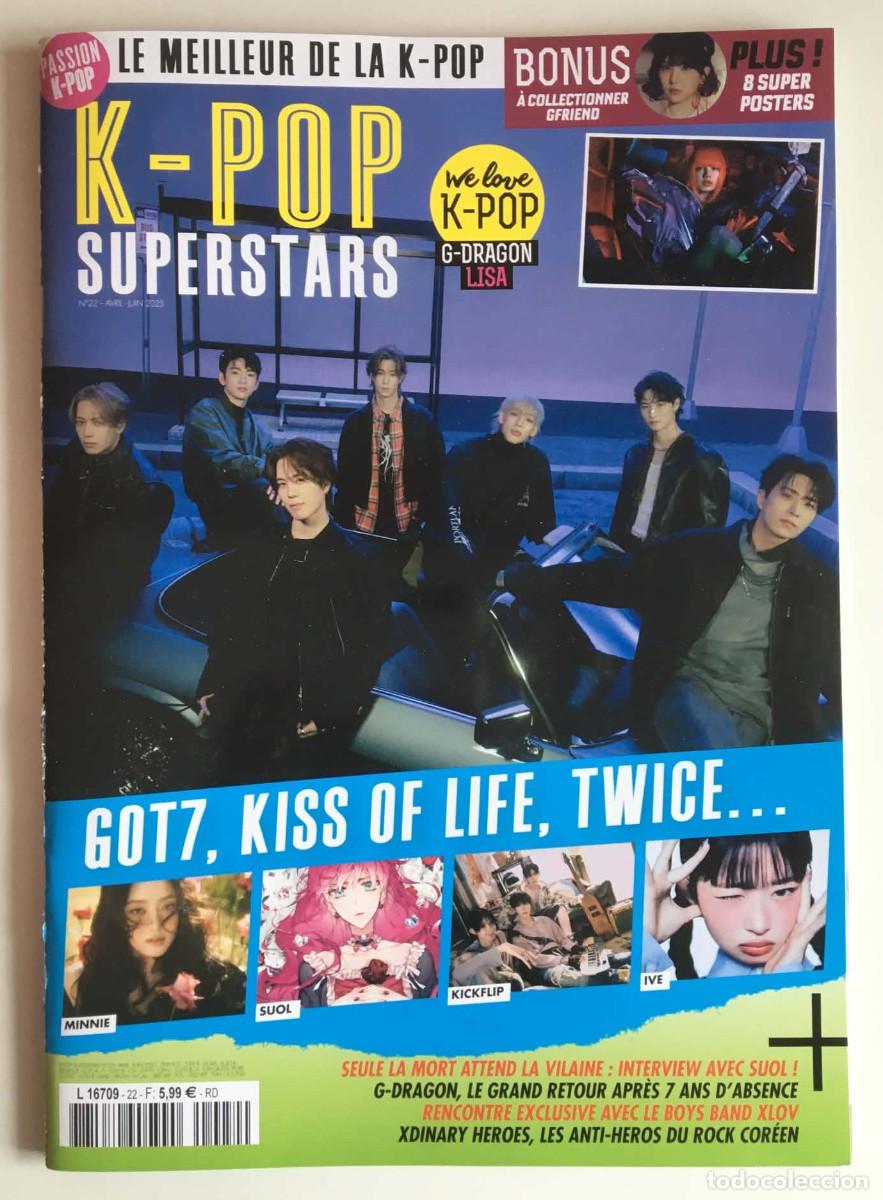 Coleccionismo de Revistas y Peri&oacute;dicos: Blackpink Twice GOT7 I-DLE SEVENTEEN G-DRAGON GFriend XLOV TWS Kiss of Life IVE K-POP Superstars