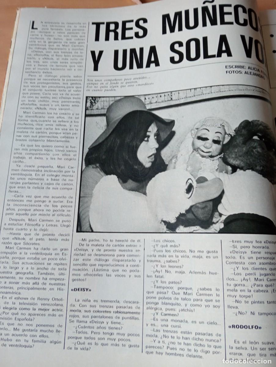 Coleccionismo de Revistas y Peri&oacute;dicos: REVISTA A&Ntilde;O 1971 MARI CARMEN Y SUS MU&Ntilde;ECOS VENTRILOCUA VENTRILOCUO PERTEGAZ DANONE RAILITE