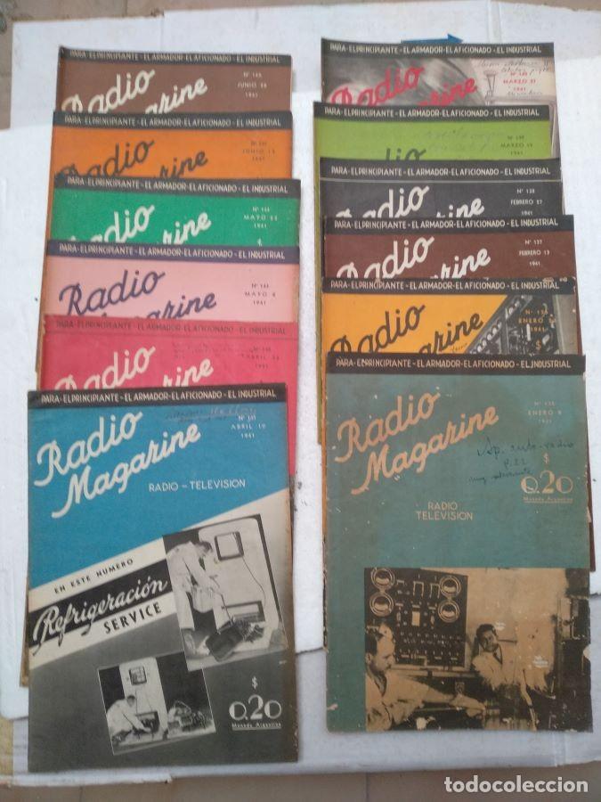 Coleccionismo de Revistas y Peri&oacute;dicos: 12 revistas RADIO MAGAZINE 1941 n&ordm; 135 a 146