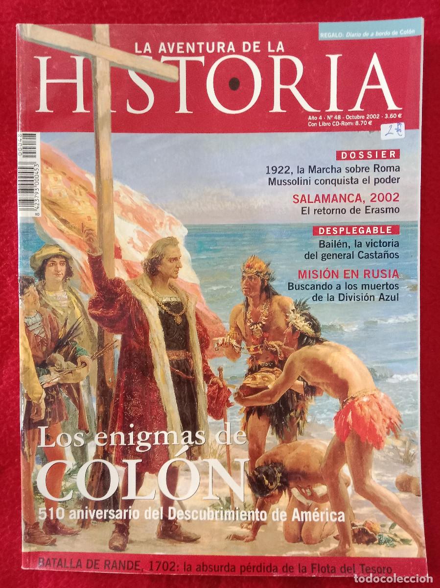 Coleccionismo de Revistas y Peri&oacute;dicos: La Aventura de la Historia - A&ntilde;o. 4/N&ordm;. 48 - 2002 - Los Enigmas de Col&oacute;n...