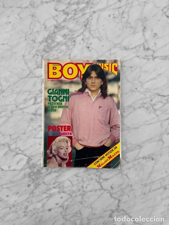 Coleccionismo de Revistas y Peri&oacute;dicos: BOY MUSIC 1981 ALICE, BAD MANNERS, TOM HOOKER, JACK LEMMON, GIANNI TOGNI, LORETTA GOGGI, JOHN LENNON