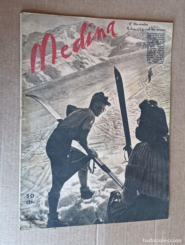 Coleccionismo de Revistas y Peri&oacute;dicos: Revista MEDINA - 4 enero de 1942 - n&uacute;m 42 a&ntilde;o II