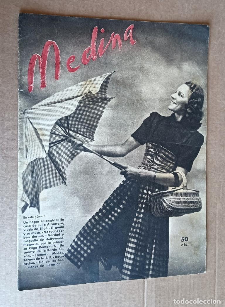 Coleccionismo de Revistas y Peri&oacute;dicos: Revista MEDINA - 14 setiembre de 1941 - n&uacute;m 26 a&ntilde;o II